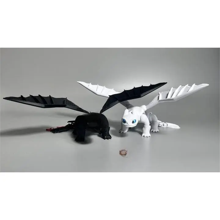 Toothless Figurine - How to Train Your Dragon Collection Decor Gift Print Shelf Ornaments Decoration Tail