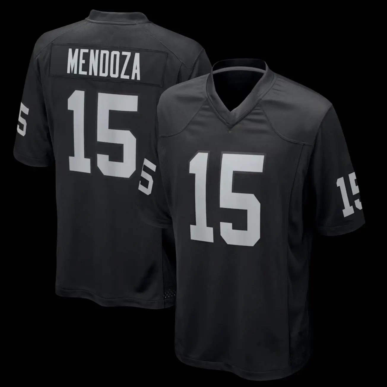 Unisex Football inspired by Mendoza Las Vegas Fashion 2026 Draft First Round Pick No. 1 Team Game Jersey - Black