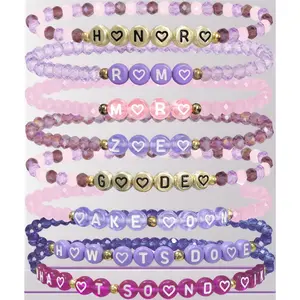 8-Piece Kpop Inspired Bracelet Set - Features Names MIRA, RUMI, ZOEY & Song Titles. Official Style Fan Merchandise Jewelry for Women, Men, Kpop Lovers & Music Fans