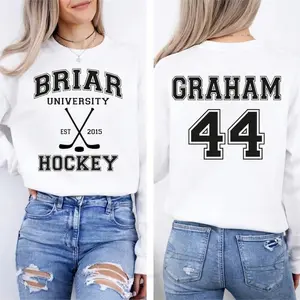 BRIAR HOCKEY Sweatshirt - Off Campus Hockey Sweater - Unisex Heavy Cotton Tee - Booktok gift - Hockey Romance