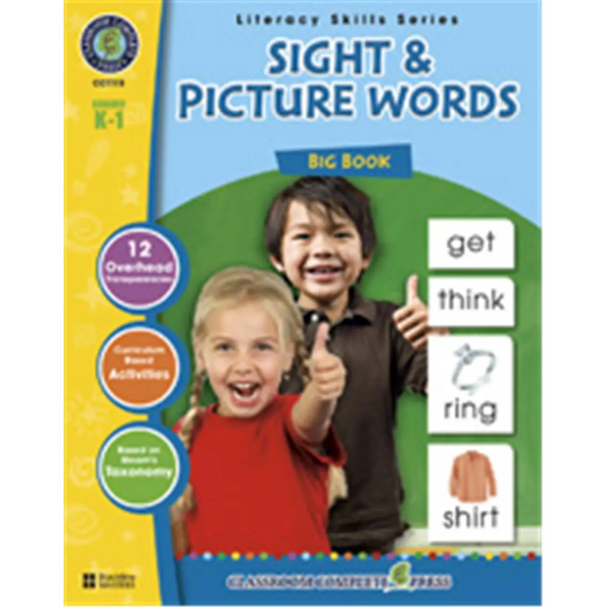 Classroom Complete Press CC1115 Sight & Picture Words Big Book Gr. PK-2
