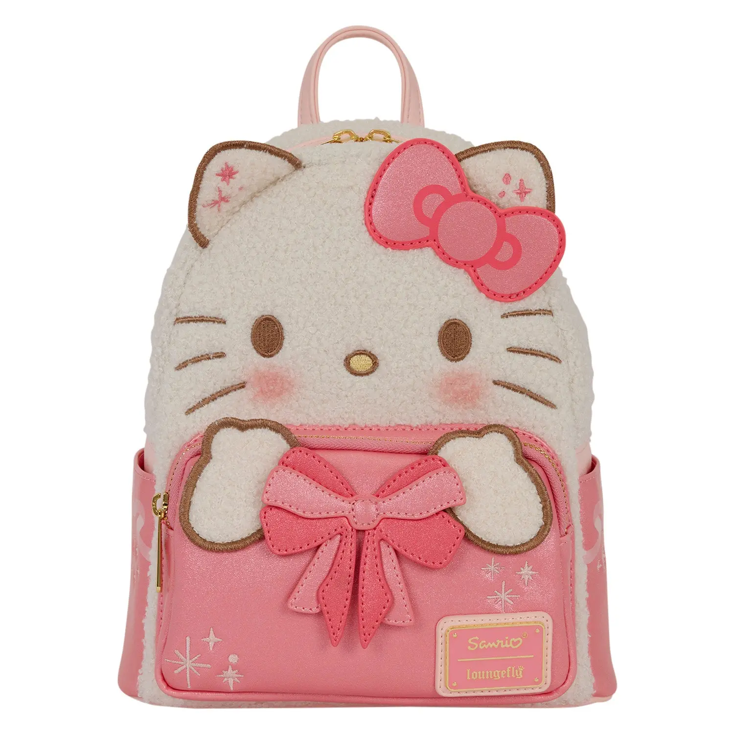 Loungefly Sanrio Hello Kitty Holiday Plush & Glitter Cosplay Mini Backpack
