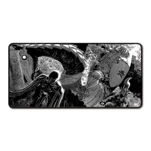 SwagMeister Line Art Knight Gaming Mousepad - Extra Large, Anti-Slip Rubber Base, Nostalgic Cool Design