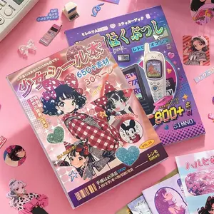 Sticker Books, 30 Sheets Each (1450+ Stickers), Japanese Retro Series for Journals, Water Bottles & Decorations – Perfect Gift Idea
