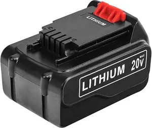 20V Max 5.0Ah Lithium Power Tool Replacement Battery, LED Charge Indicator, Compatible with Black and Decker LBXR20 Series Cordless Drills, Durable Non-OEM Single Pack
