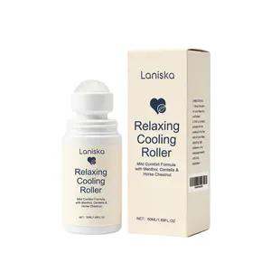 Cooling Rollerball Serum, Comfortable Body Skin Moisturizing, Hydrating and Refreshing, Convenient Rollerball Essence, Skincare Essential