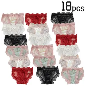 Women’s Seamless Lace Panty Set — Breathable Cotton Underwear with Leggings, Invisible Design, Skin-Friendly Comfort, Perfect for Holiday Gifts and Back-to-School Season; Minimalist Basic Style, Essential for Autumn/Winter Layering Womenswear