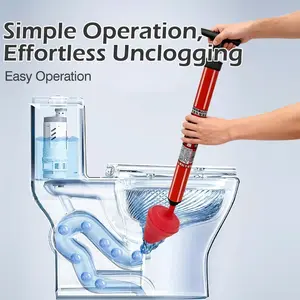 【Free Shipping 】1 Count Toilet Clog Remover Tool, One-Piece Design Drain Cleaner for Kitchens