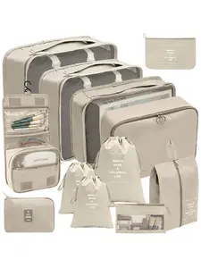 Travel Organizer Set 7-Piece, Durable Space-Saving Design, Clothes Shoes Intimate Packing Cubes, Ideal for Luggage Organization, Travel Organizer Bag