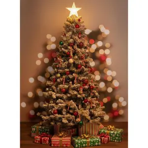Canvas Print Merry & Bright Christmas Tree