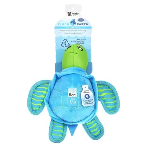 Spunky Pup Clean Earth Collection, Large Turtle , 1 Toy