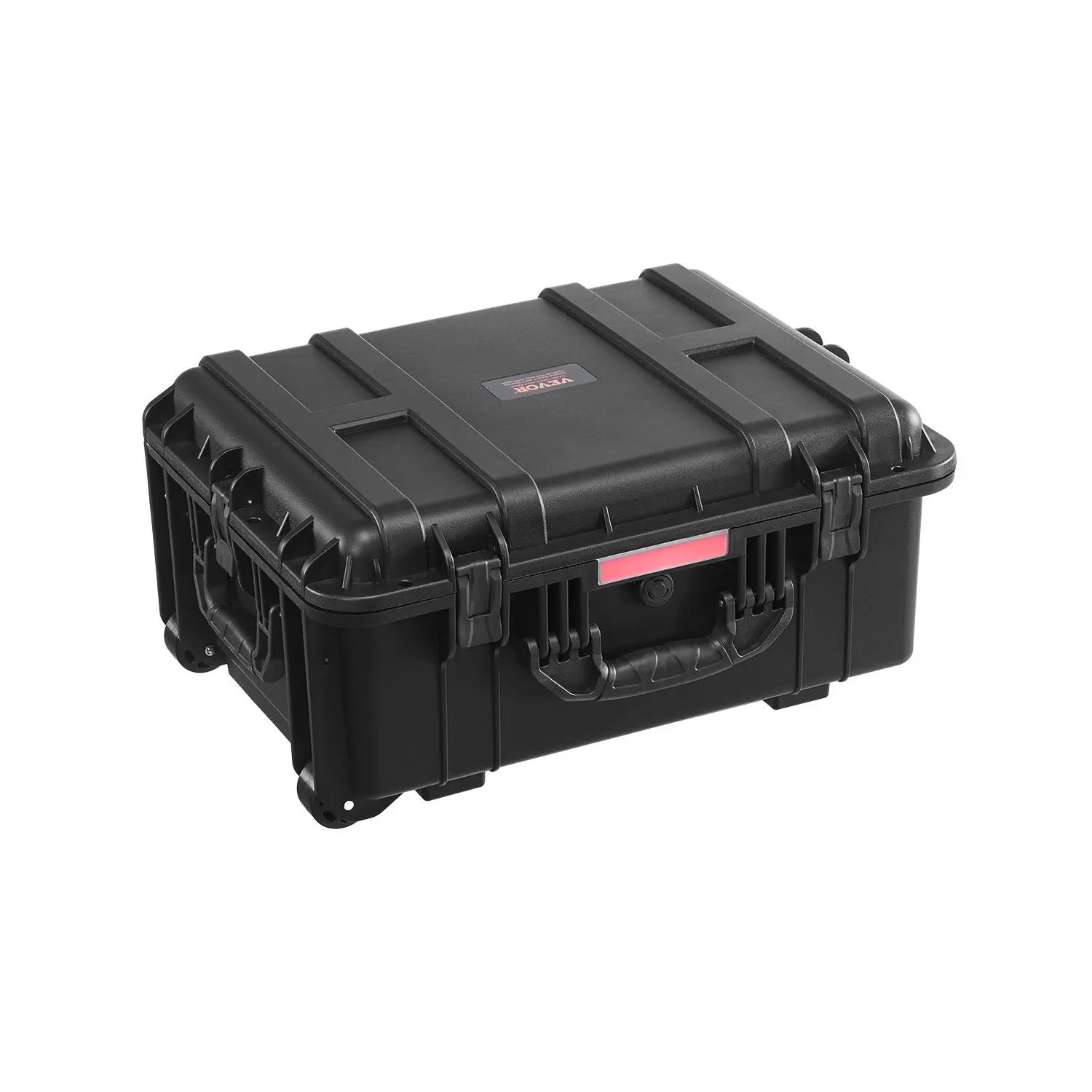 【FathersDayGift】VEVOR Weatherproof Hard Case, Heavy Duty Protective Dry Box Case with Pre-Cut Foam, Wheels & Retractable Pull Handles for Travel, Hunt, Military, Tactical, IP67 Waterproof Case for Cameras(57x45x28)Summervibes