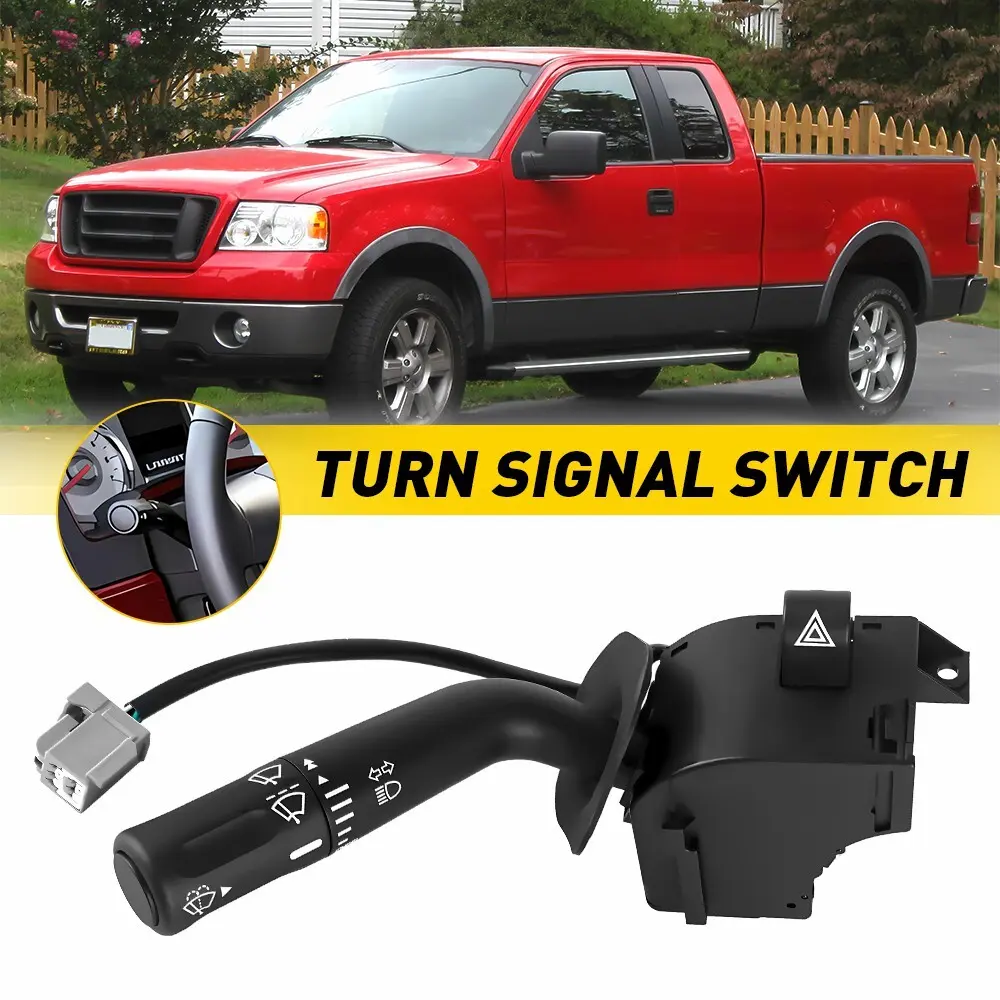 Durable Dimmer Combination Lever - Turn Signal & Wiper Switch, Vehicle Specific Fit Direct Replacement Auto Accessory for Ford F-150 2005-2008, Lincoln, Stable Excellent Material, OE 1S9983, OE 629-00789, SW7388
