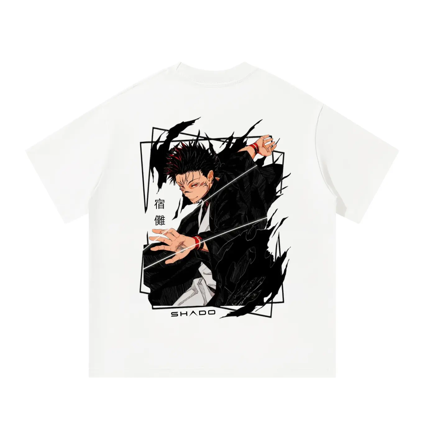Sukuna White Oversize Tee