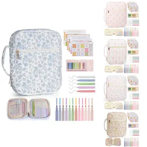 Bible Cover Case for Women Large Bible Cover with Durable Handle Quilted Bible Carrying Case for Girls Bible Study Supplies Accessories (Vintage Garden Trellis, Vintage Garden Trellis)