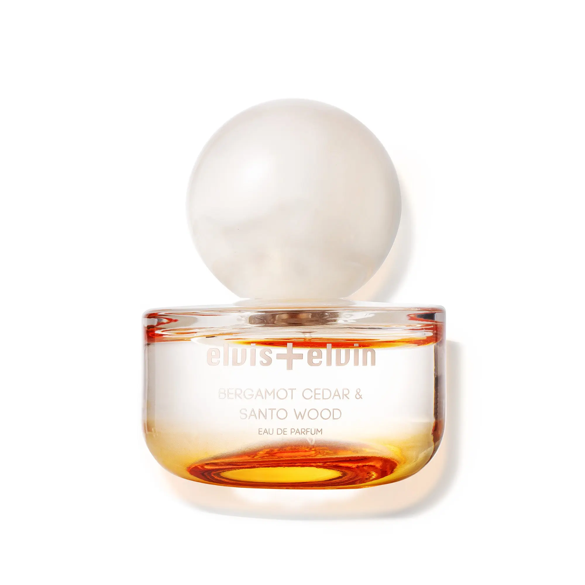 elvis+elvin | Bergamot Cedar & Santo Wood | Eau de Parfum | Floral-Woody Scent with Apple Orange Red Rose Jasmine Lilac Musk Sandalwood Hyacinth (16ml / 50ml）