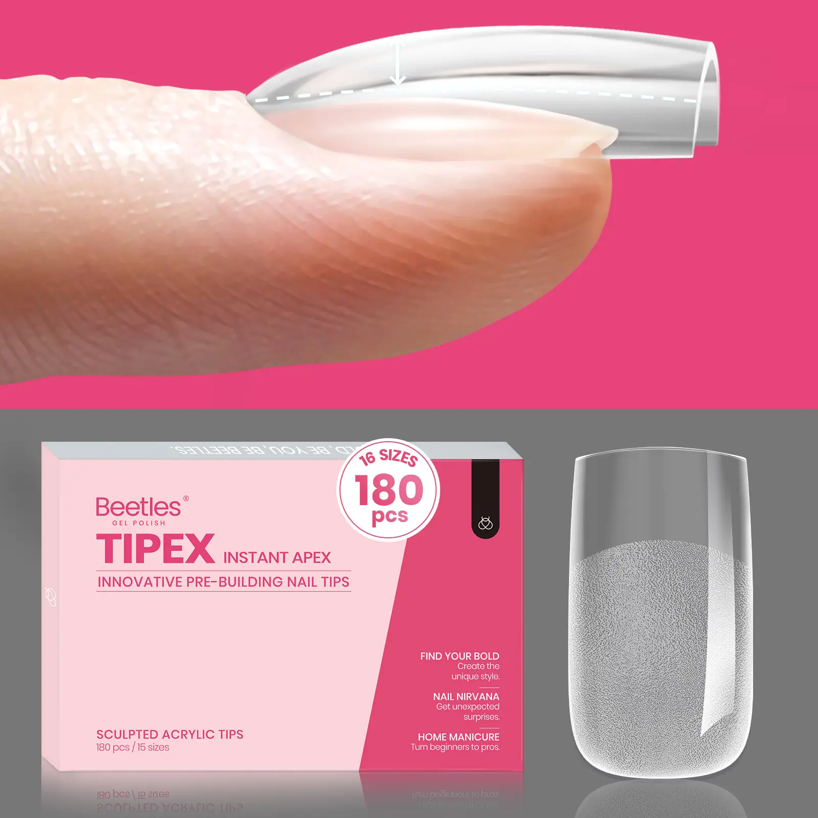 192pcs Square Short（NO GLUE&Lamp)