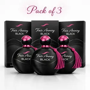 Fair Annoy Black Perfume Pack of 3 | Eau De Parfum 50ml Each | Long Lasting Floral Fragrance for Women | Value Bundle Set