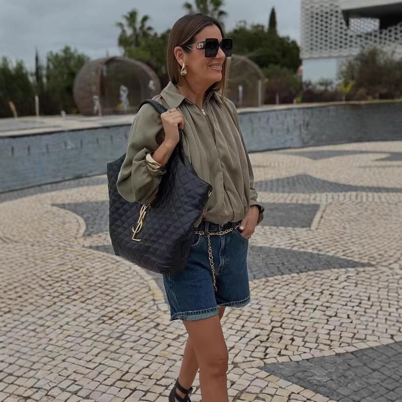 Women's Puffy Pilot Jacket Coat Womenswear Tops Outerwear Long Sleeve Casual Fitted Army Green Basic Crewneck Minimalist Fitted Everyday Khaki Women's Puffy Pilot Jacket Coat Womenswear Tops Outerwear Long Sleeve Casual Fitted Army Green Basic Crewneck Minimalist Fitted Everyday Khaki