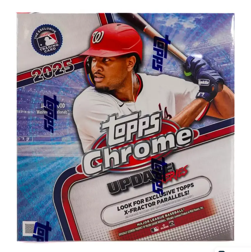 2025 Topps Chrome Baseball Update Series Mega Box