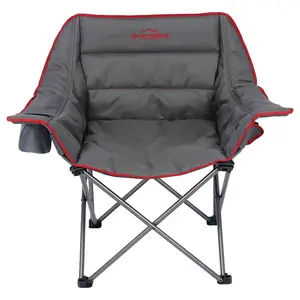 Padded Heated Club Chair - Gray