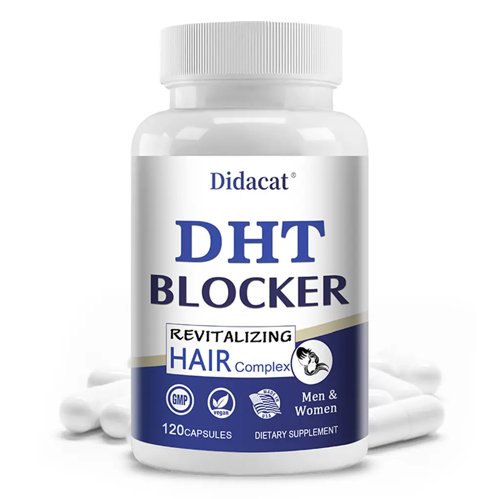Didacat DHT Health Supplement , ​​Supports Hair Health and Nail Health, 120 Capsules