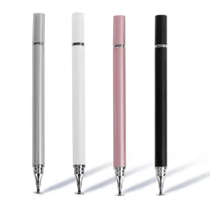 2-in-1 Stylus Pen for Android iOS Tablets - Capacitive Touch Screen & Ballpoint Pen for Writing Drawing, Universal Precision Stylus for Mobile Devices