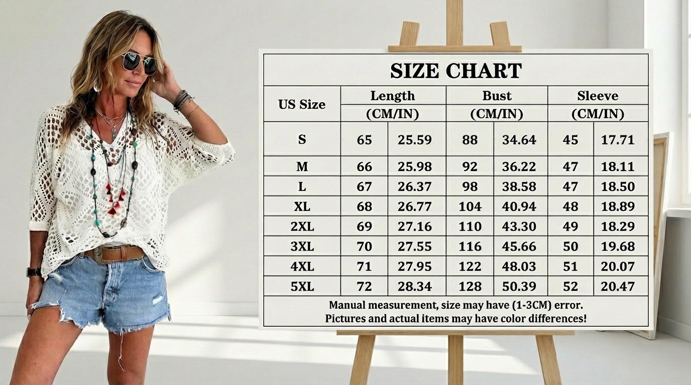 Boho Crochet Knit Hoodie V-Neck Top for Women - Y2K Aesthetic Summer Open Knit Sweater Batwing Sleeve Hollow Out Casual Beach Cover Up Resort Wear Khaki Tan Knitwear Oversized Fit Juniors Cottagecore - Plus Size Friendly