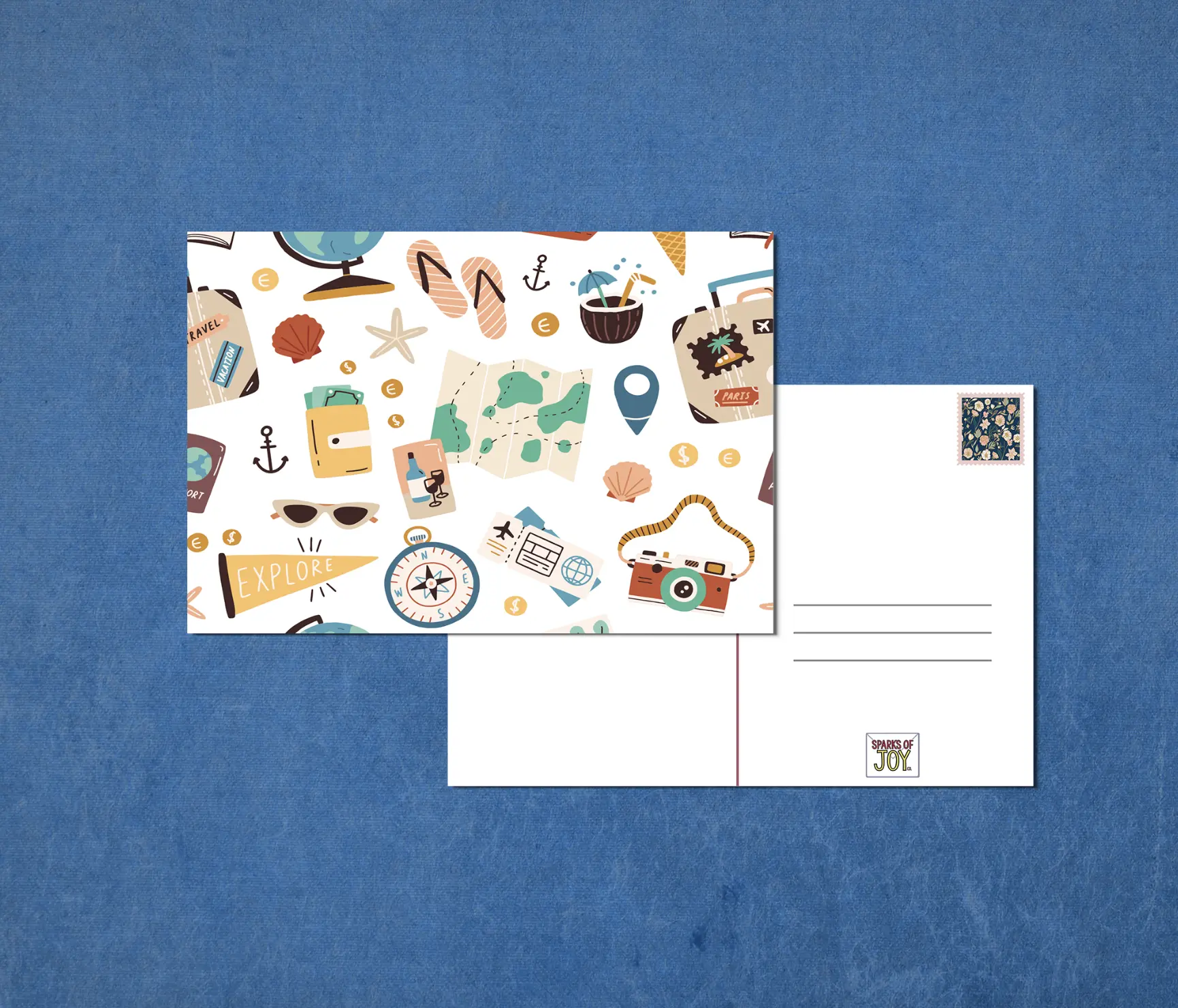 World Traveler - Postcard