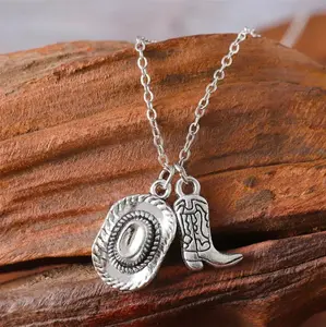 Boot and Hat Necklace