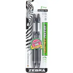Z-Grip Retractable Ballpoint Pen - 2-Pack