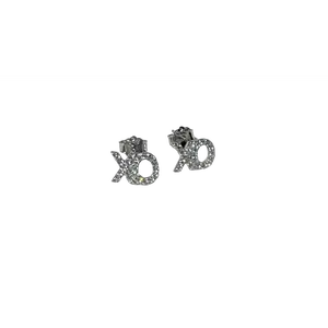 E061 Large Double XO Earring