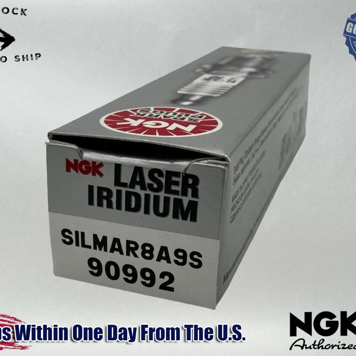 NGK Genuine OEM Authentic Spark Plug SILMAR8A9S