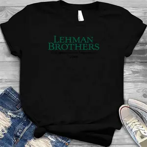 Lehman Brothers Risk Management 2008 Financial Crisis Intern T-Shirt