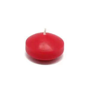 212 MAIN Round Unscented Floating Candles, 1.75 in., Red, 144-Piece - Ideal for Camping & Hiking Decor, Outdoor Lights & Lantern Ornaments (CFZ-008-6)
