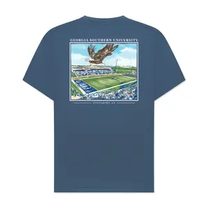 Georgia Southern Stadium Tee - Blue