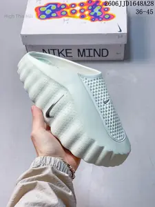 Soft Pale Mint Green Integrated EVA Foam Slip On Clogs Forefoot Dense Hole Perforated Breathable Patch All Over Tiny Dot Ventilated Body Segmented Wavy Contour Light Lining Insole Waterproof Casual Slides For Gym Pool Beach Shower