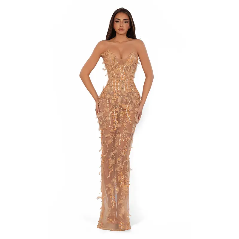 slim fit dress slacks The Starlite Dress in Diamond Sand M (PREORDER) main image 0
