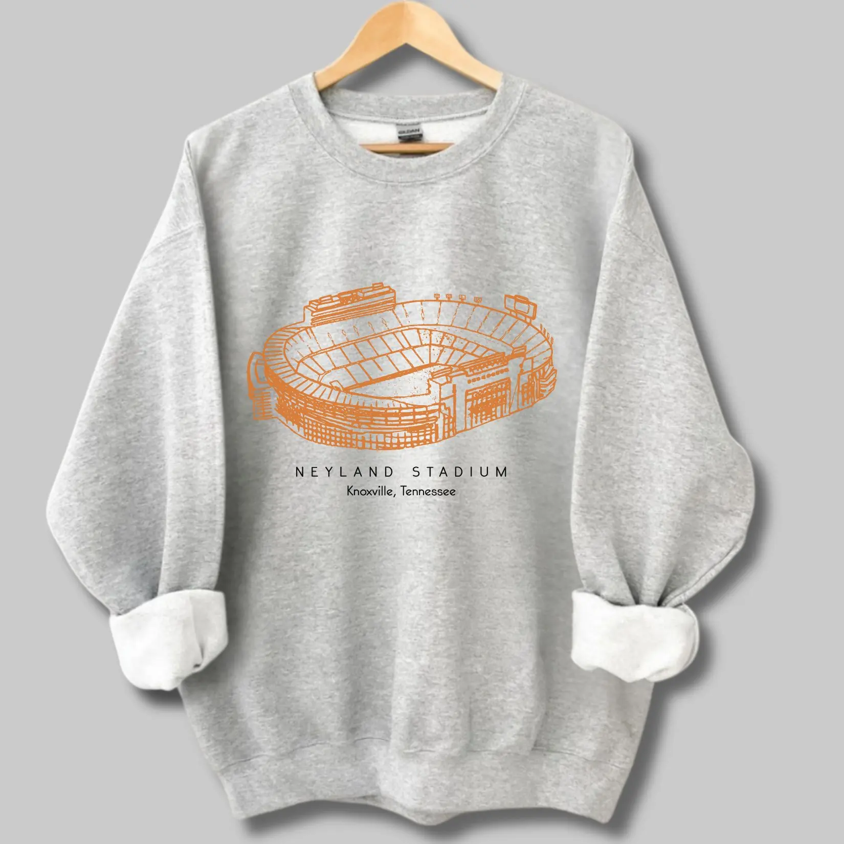 Unisex Tennessee Volunteers Vintage Football Stadium Sweatshirt, University of Tennessee Vintage Stadium Sweatshirt, Classic Sport Sweatshirt, Gift For Football Fans