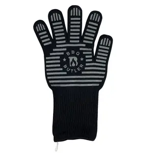 Heat Resistant Knit Grill Gloves - 1 Glove Heat Resistant