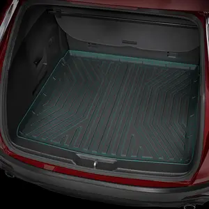 YITAMOTOR Cargo Trunk Liner Floor Mat Compatible with 2010-2024 Toyota 4Runner with 3rd Row Seats, Unique Black TPE All-Weather Guard Cargo Mats