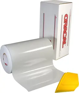 VViViD  651 Multi-Colored Vinyl Solvent-Based Adhesive-Backed Calendared Wrap Decals w/Yellow Multi-Purpose  (12x 5ft, Light Grey)