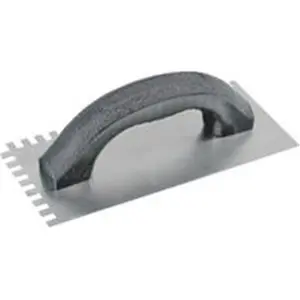 212 MAIN 1/4x1/4x1/4 Sq Notch Trowel (Model 49100) - Specific Sizing, TPR Handle for Automotive & Motorcycle Paint Care, Car Maintenance