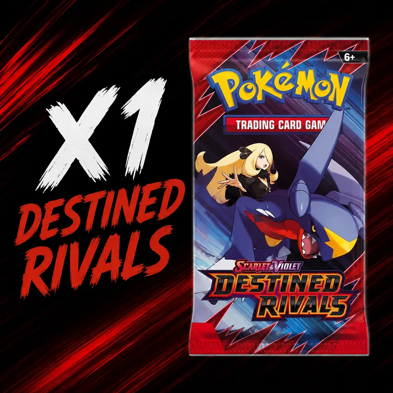 Pokémon TCG Destined Rivals - 1 sealed Booster Pack | Rip or Ship