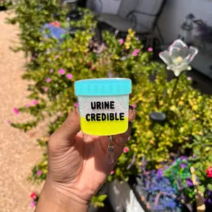 Funny Healthcare Badge Reel | Handmade Resin Badge Reels