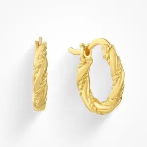 EVRY JEWELS Gold or Silver Plated Women's Hypoallergenic Aspen Earrings