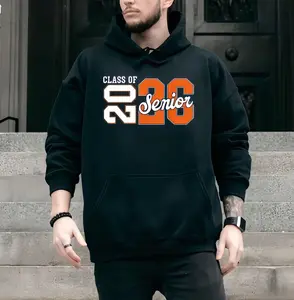 Class of 2026 Graduation Hoodie | Men’s Long Sleeve Pullover Sweatshirt Soft cotton hoodie perfect for graduation celebrations, everyday wear, and gifts for grads.