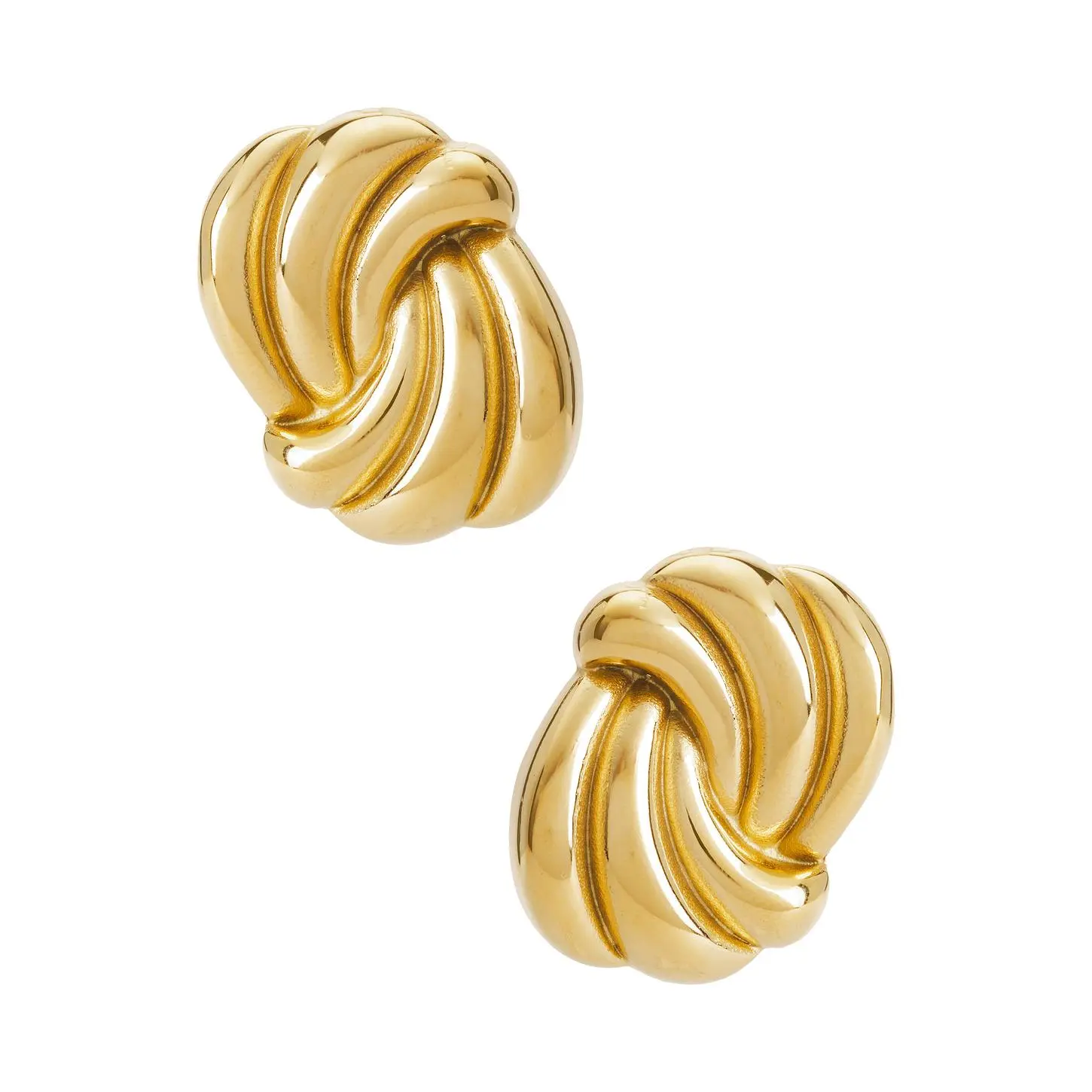Amber Sceats River Earrings in Gold