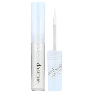 Dasique Starlit Jewel Liquid Glitter, 02 Candy Hearts, 0.06 oz (1.8 g)