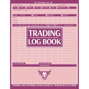 Trading Log Book: Journal that Records 1200+ Trades, with Planner, Checklists, Goals, Rules & More, for Stocks, Forex, Options & Crypto Day Traders & Investors. Paperback – March 22, 2024